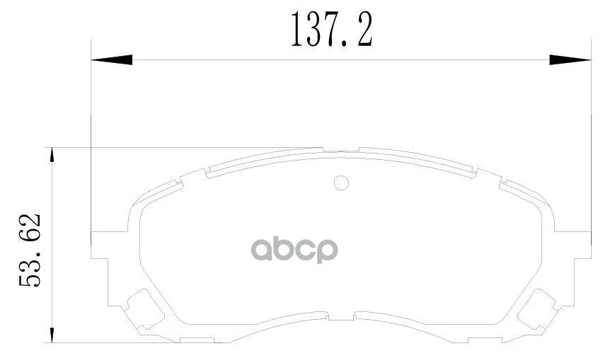 Колодки торм. Subaru Impreza (00-) диск. перед. - миниатюра 3