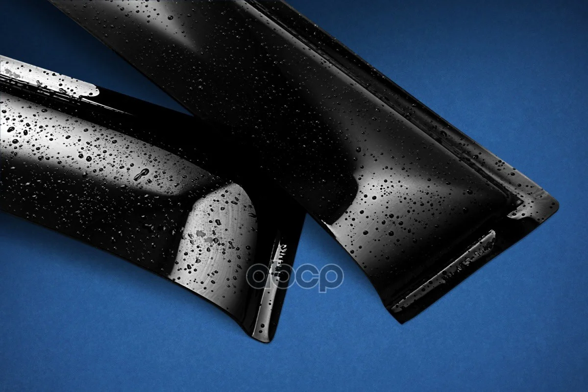 Дефлектор окон (НАКЛАДНОЙ скотч 3М) 4 шт. для FORD - изображение 1