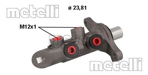 Главный тормозной цилиндр 050876 Metelli - изображение 1