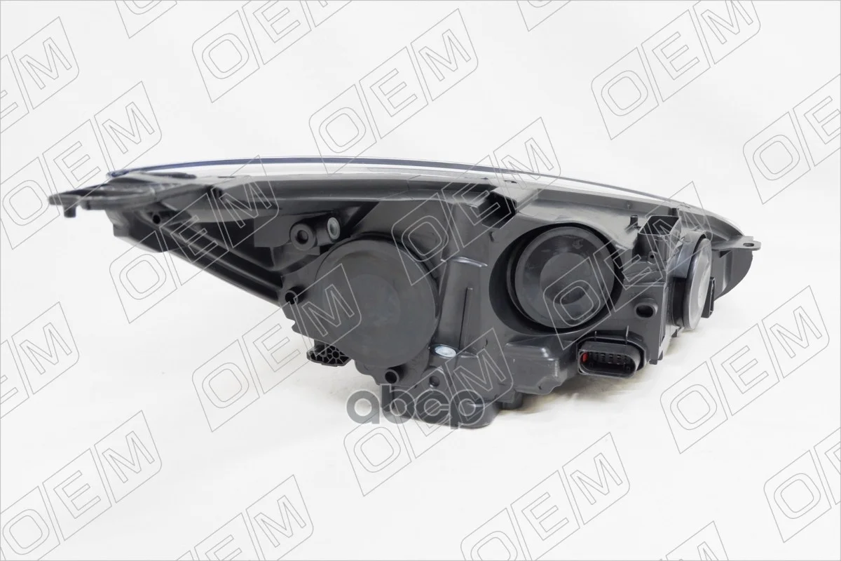Фара левая Ford Focus 3 2015-2019, галоген, черная - миниатюра 6