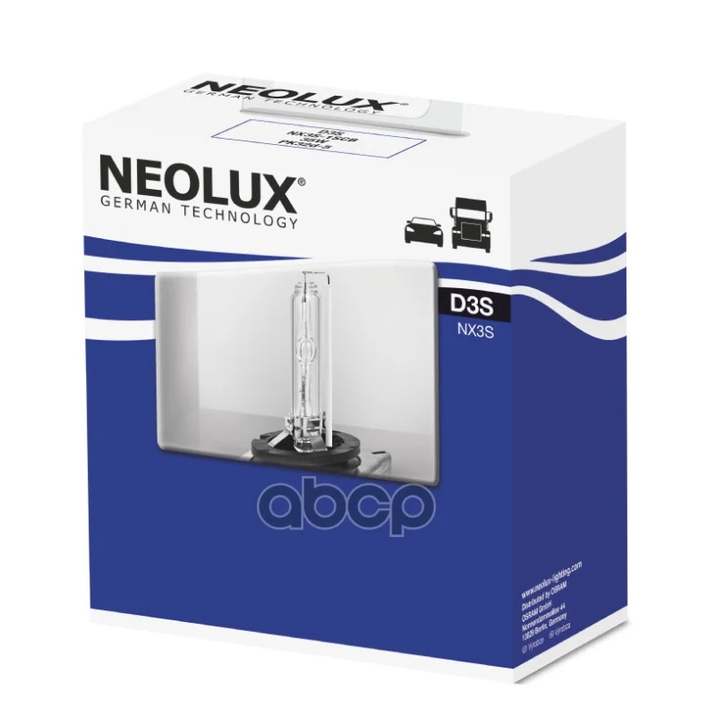 лампа Xenon! 1шт. (D3S) 42V 35W PK32d-5 4200K - изображение 1