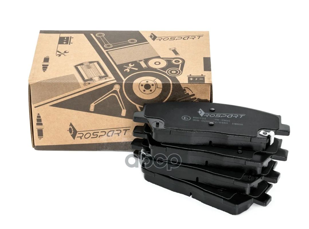 КОЛОДКИ ТОРМОЗНЫЕ RB0704 ROSPART - изображение 1