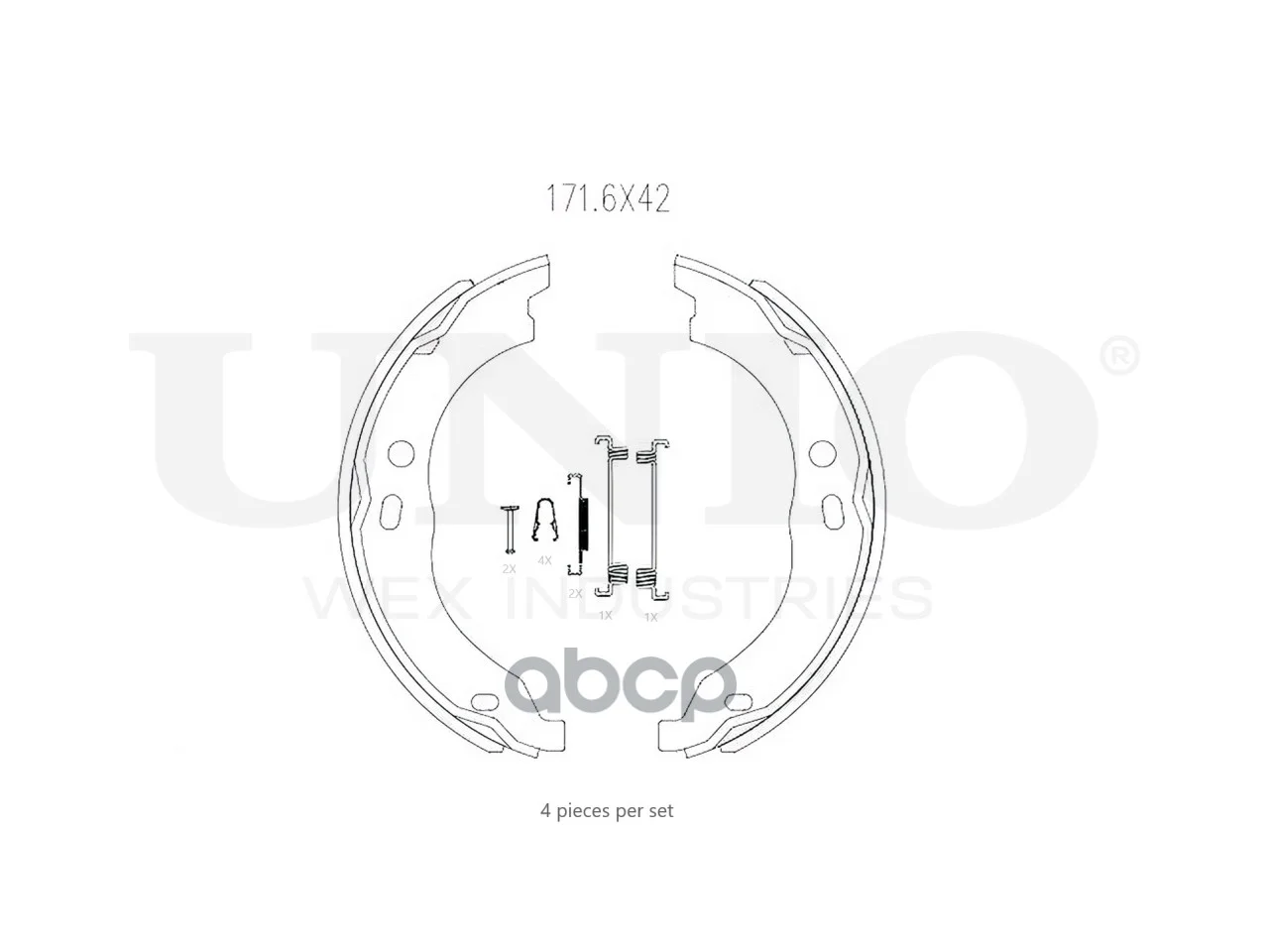 Тормозные колодки барабанные PEUGEOT BOXER 06- - миниатюра 3