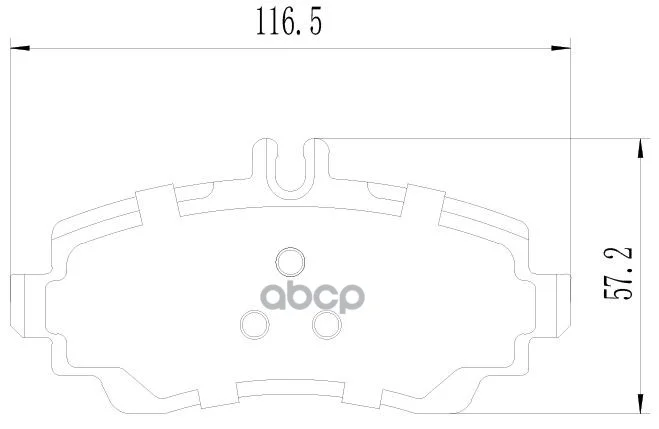 Колодки тормозные MB A(W168) диск.перед. PF2403 - миниатюра 3