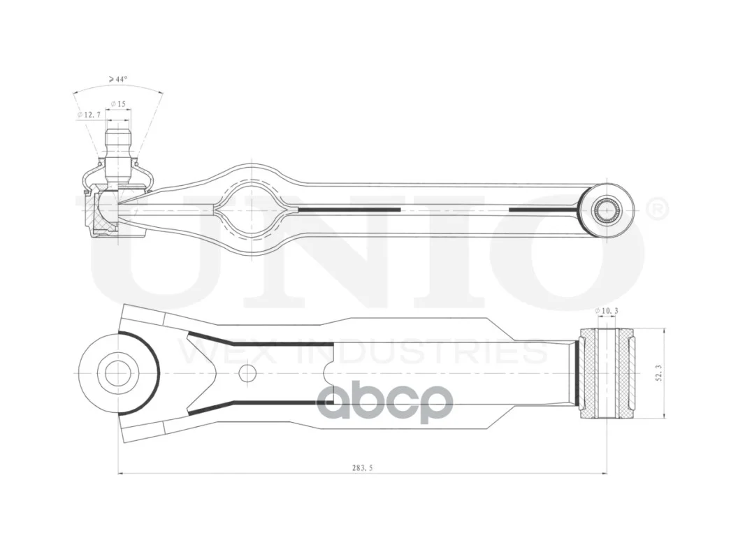Рычаг подвески поперечный передний нижний SSP40066 - миниатюра 5