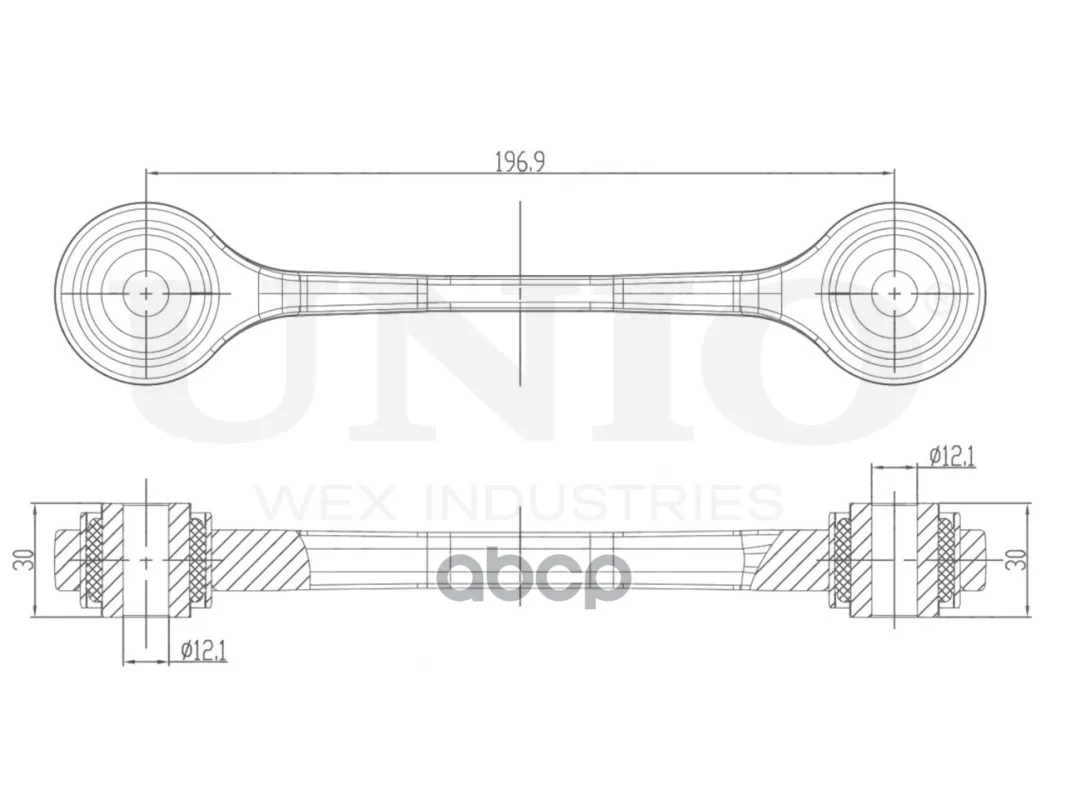 Стойка стабилизатора передняя VW Touareg I-II 02-, - миниатюра 5