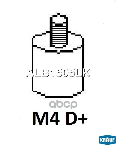 Генератор cо шкивом 9 ручьев ALB1505LK Krauf - миниатюра 3