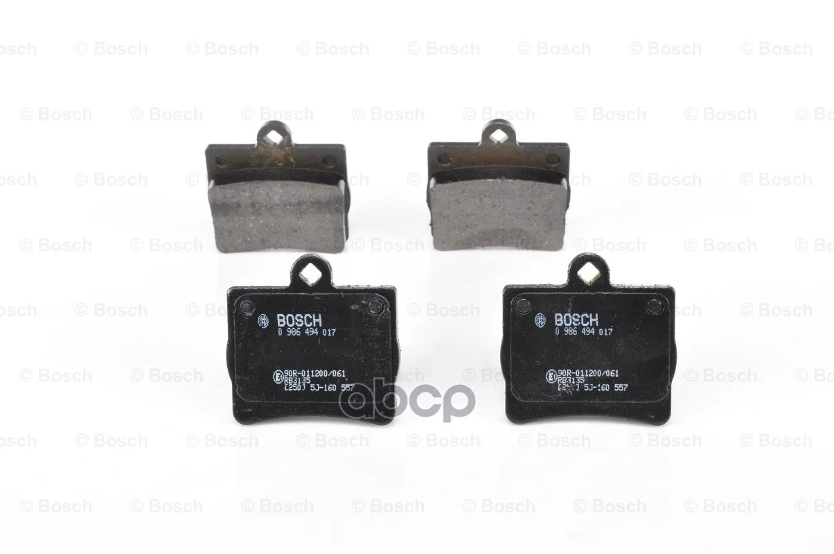 Колодки тормозные MERCEDES W202 1.8-2.5 93-00 - миниатюра 2