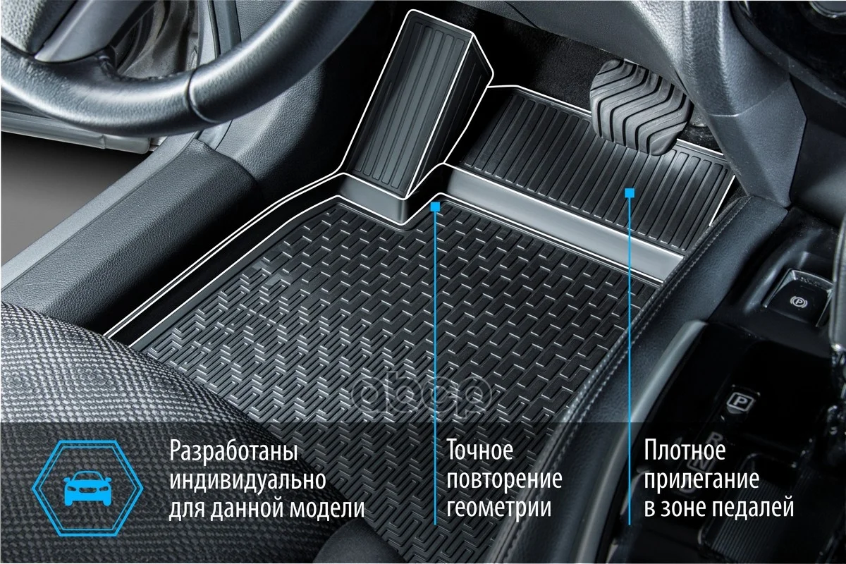 Коврики салона TOYOTA HIGHLANDER 14- 15703001 - миниатюра 9