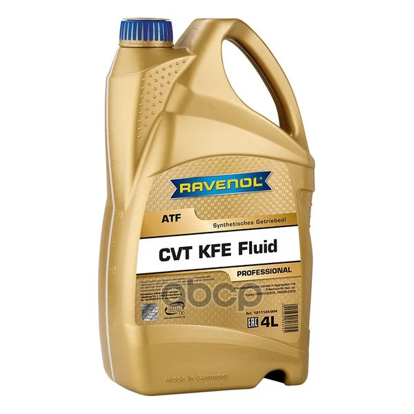 Ravenol CVT KFE Fluid ( 4л) new 121113400401999 - изображение 1