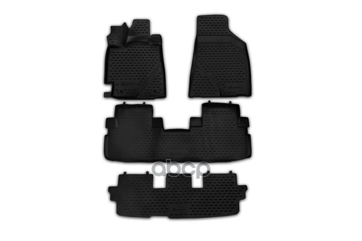 Коврики 3D в салон TOYOTA Highlander, 2010-2014 4 - изображение 1
