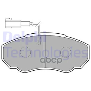 Колодки тормозные дисковые, комплект LP1750 Delphi - изображение 1