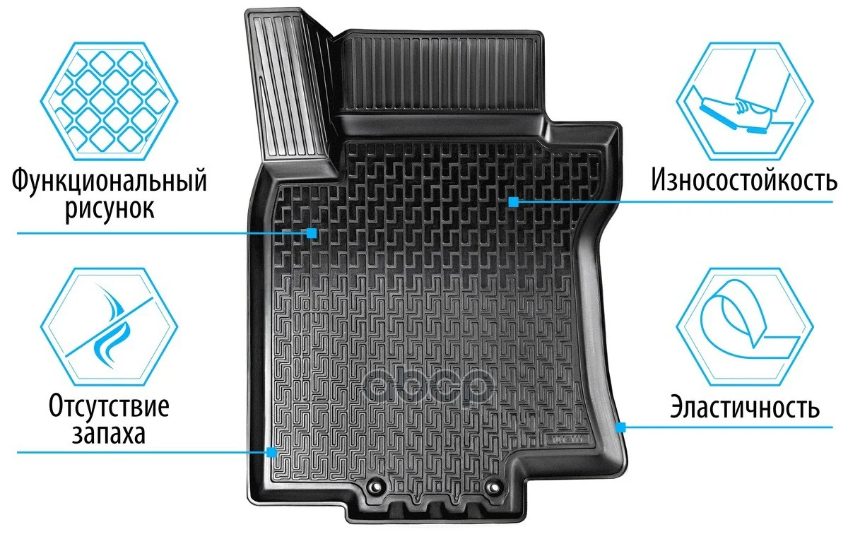 Коврики салона LADA LARGUS 21- 16003005 Rival - миниатюра 2