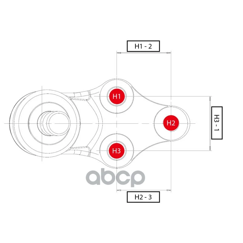 Шаровая опора нижняя SUBARU IMPREZA 17- CB0477 CTR - миниатюра 2