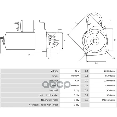 СТАРТЕР CITROEN AX, BERLINGO, BX, C2, C3, C4, - изображение 1