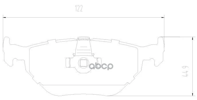 Колодки торм. BMW 5 (E39) (95-) диск. зад. (PF - миниатюра 3