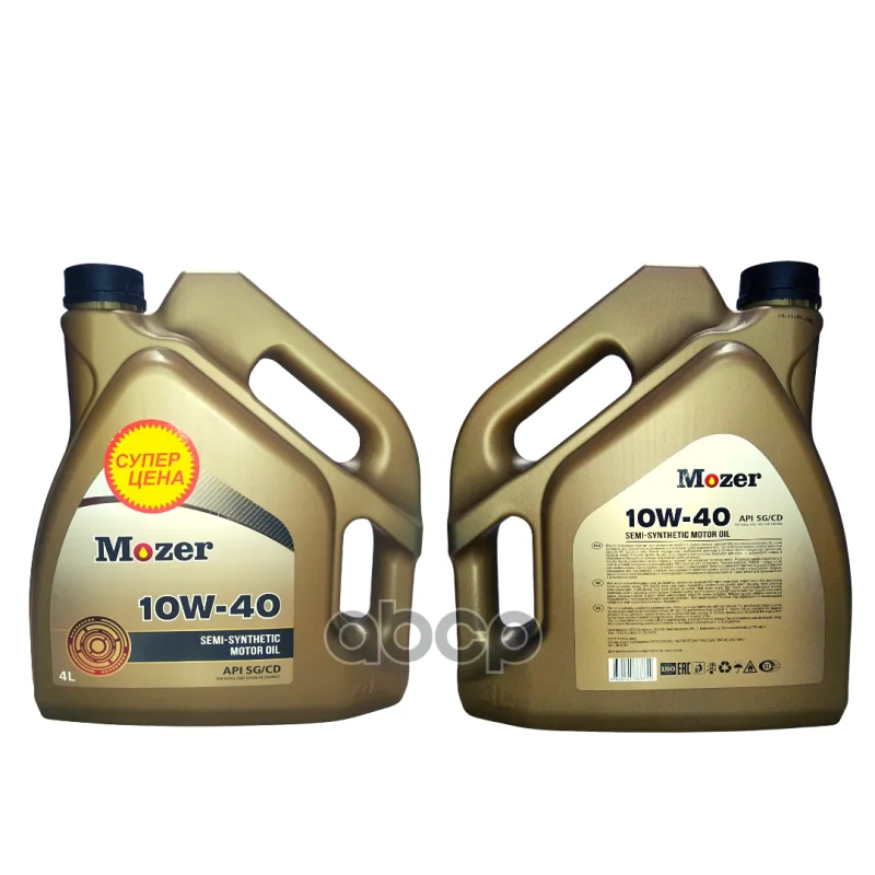 Масло MOZER 10w40 SG/CD 4л Mozer