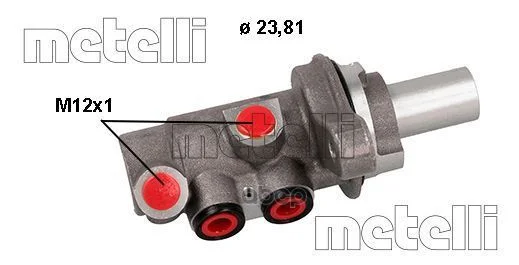 Цилиндр главный тормозной 050894 Metelli - изображение 1
