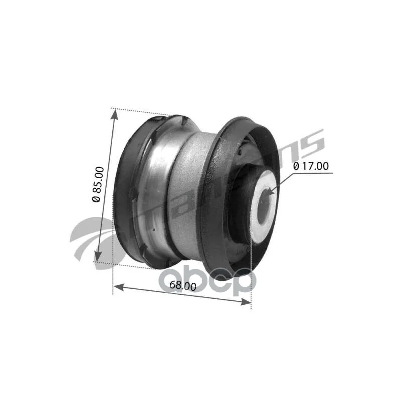сайлентблок кабины !16.5x84.5 Di11 H68 MAN F2000. - изображение 1