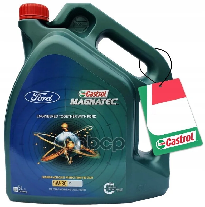 Масло CASTROL Magnatec A5 5W-30 Ford (5л) 15D5E8 - изображение 1