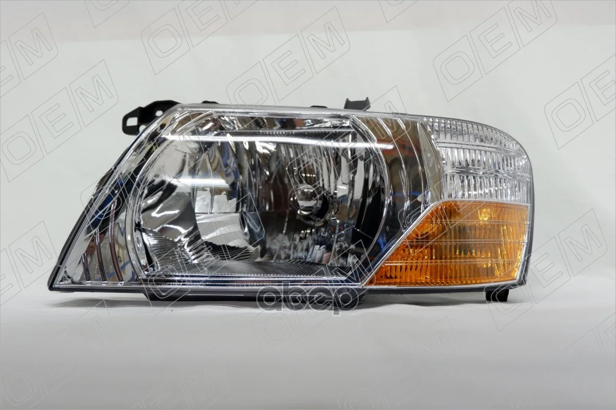 Фара левая Mitsubishi Pajero 3 (2000-2006) без - миниатюра 2