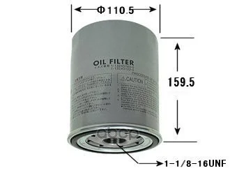 Фильтр масляный 6D31,6BD1,6BG1,6SA1 C509A VIC - изображение 1