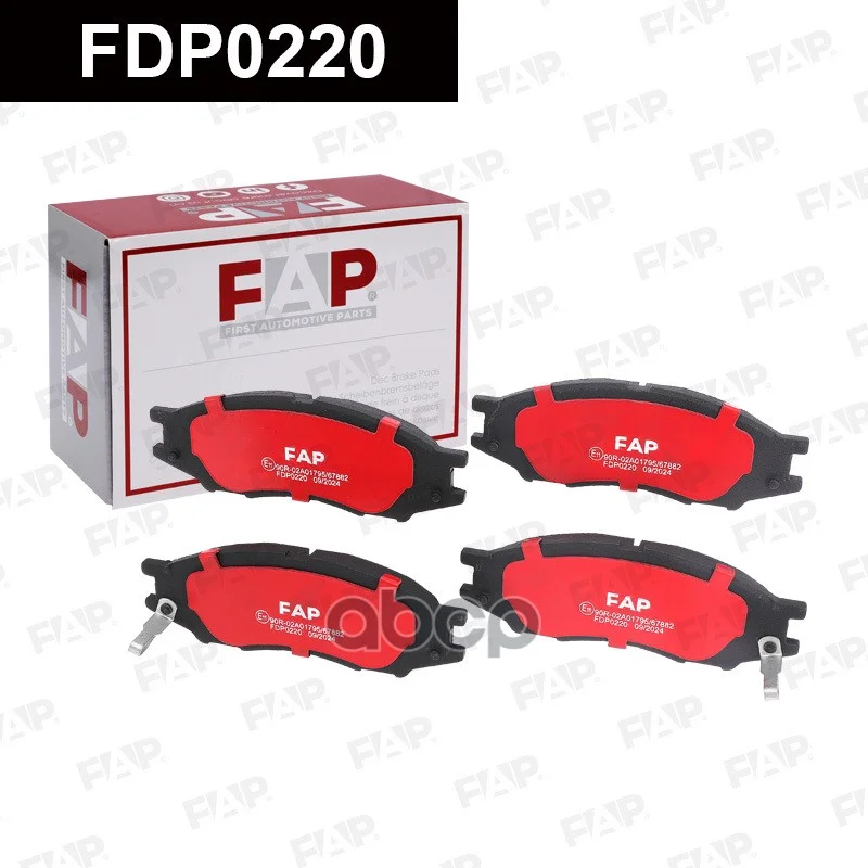 Колодки тормозные NISSAN ALMERA 06- FDP0220 FAP - миниатюра 2