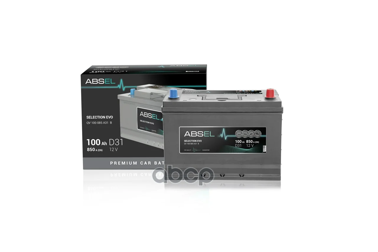 Аккумулятор ABSEL SELECTION EVO 12V D31 100Ah 850A - изображение 1