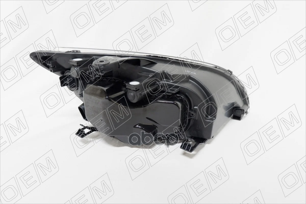 Фара левая Ford Focus 2 2004-2008, галоген, черная - миниатюра 6