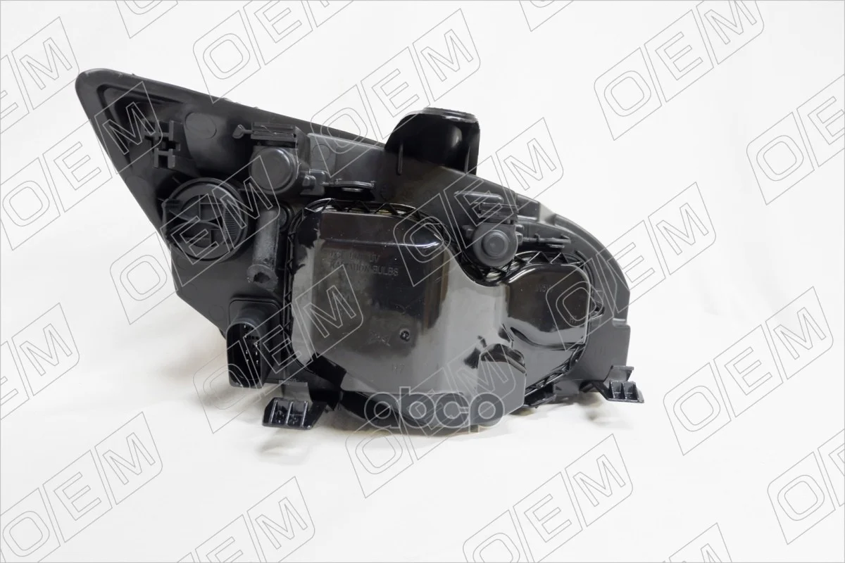 Фара левая Ford Focus 2 2004-2008, галоген, черная - миниатюра 7