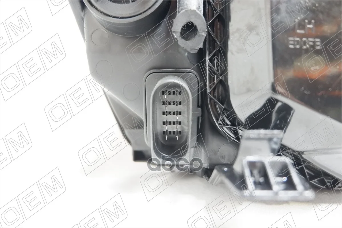 Фара левая Ford Focus 2 2004-2008, галоген, черная - миниатюра 9