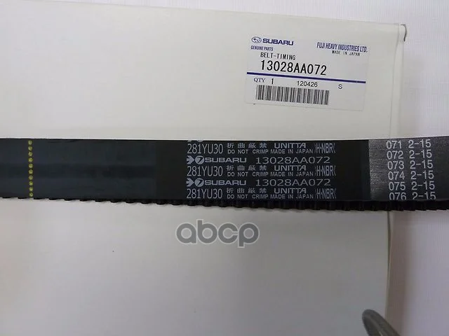Ремень ГРМ OSb 281-30 EJ20G,EJ20D,EJ20H,EJ25D '89- - изображение 1