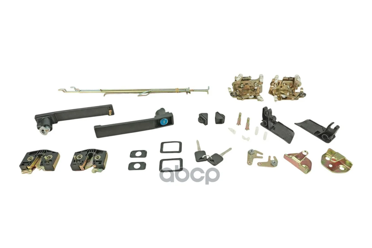 Замок дверей (комплект) F2000 DZ1643340030 Shacman - изображение 1