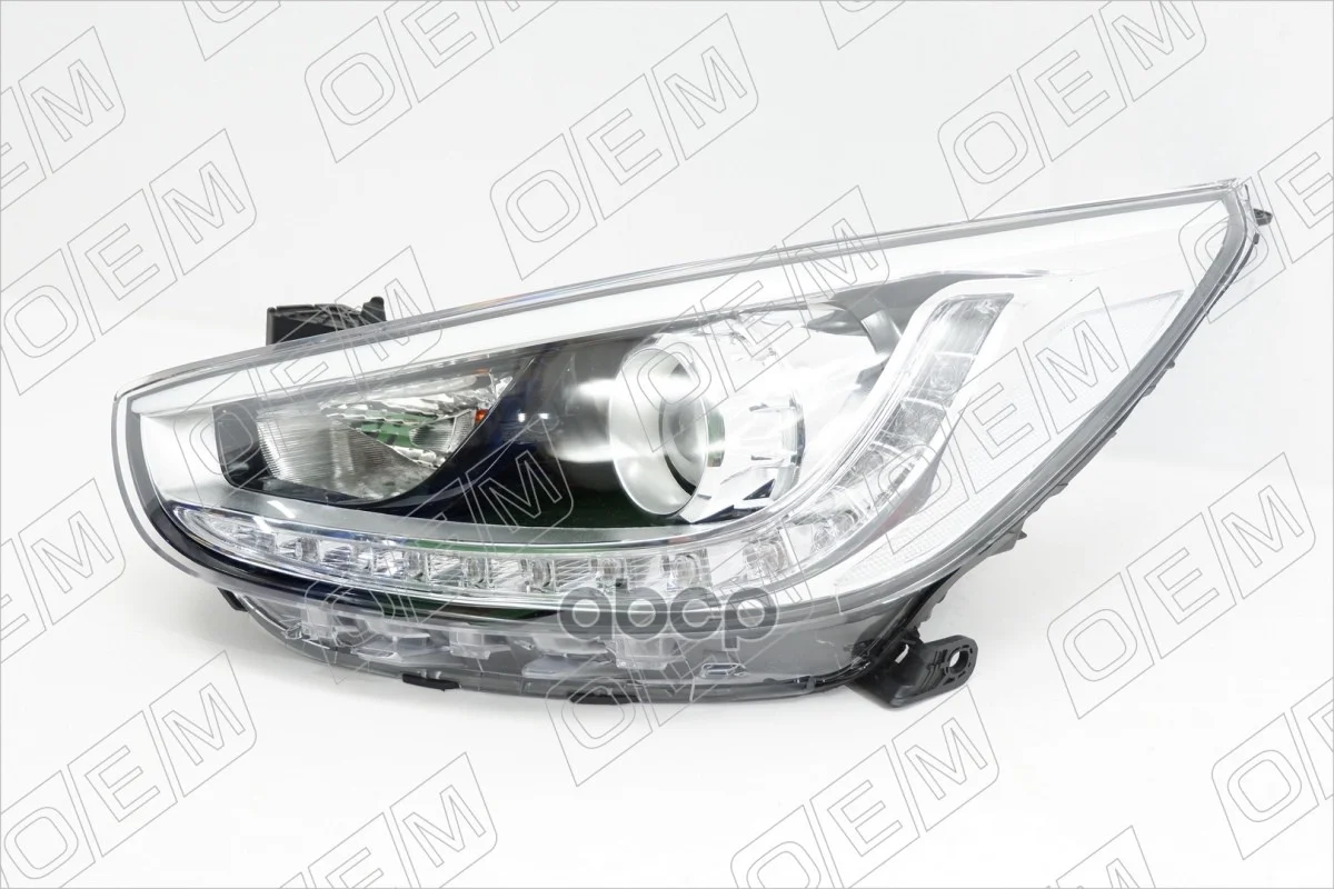 Фара левая Hyundai Solaris 1 2011-2014, - миниатюра 3