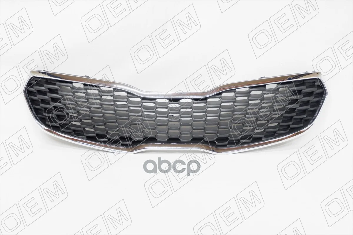 Решетка радиатора Kia Cerato 3 2013-2016, с хромом - изображение 1