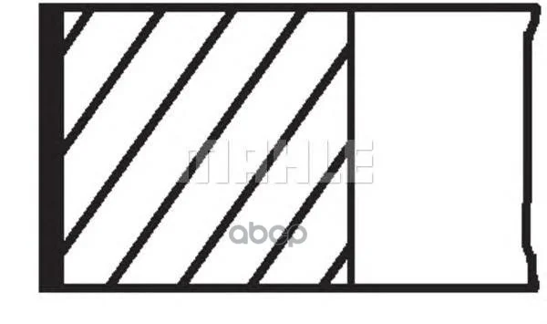 Комплект поршневых колец 00406N0 Mahle/Knecht - миниатюра 2