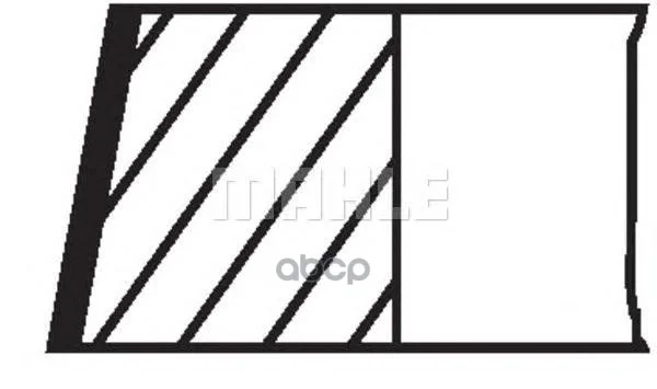 Комплект поршневых колец 00406N0 Mahle/Knecht - миниатюра 3