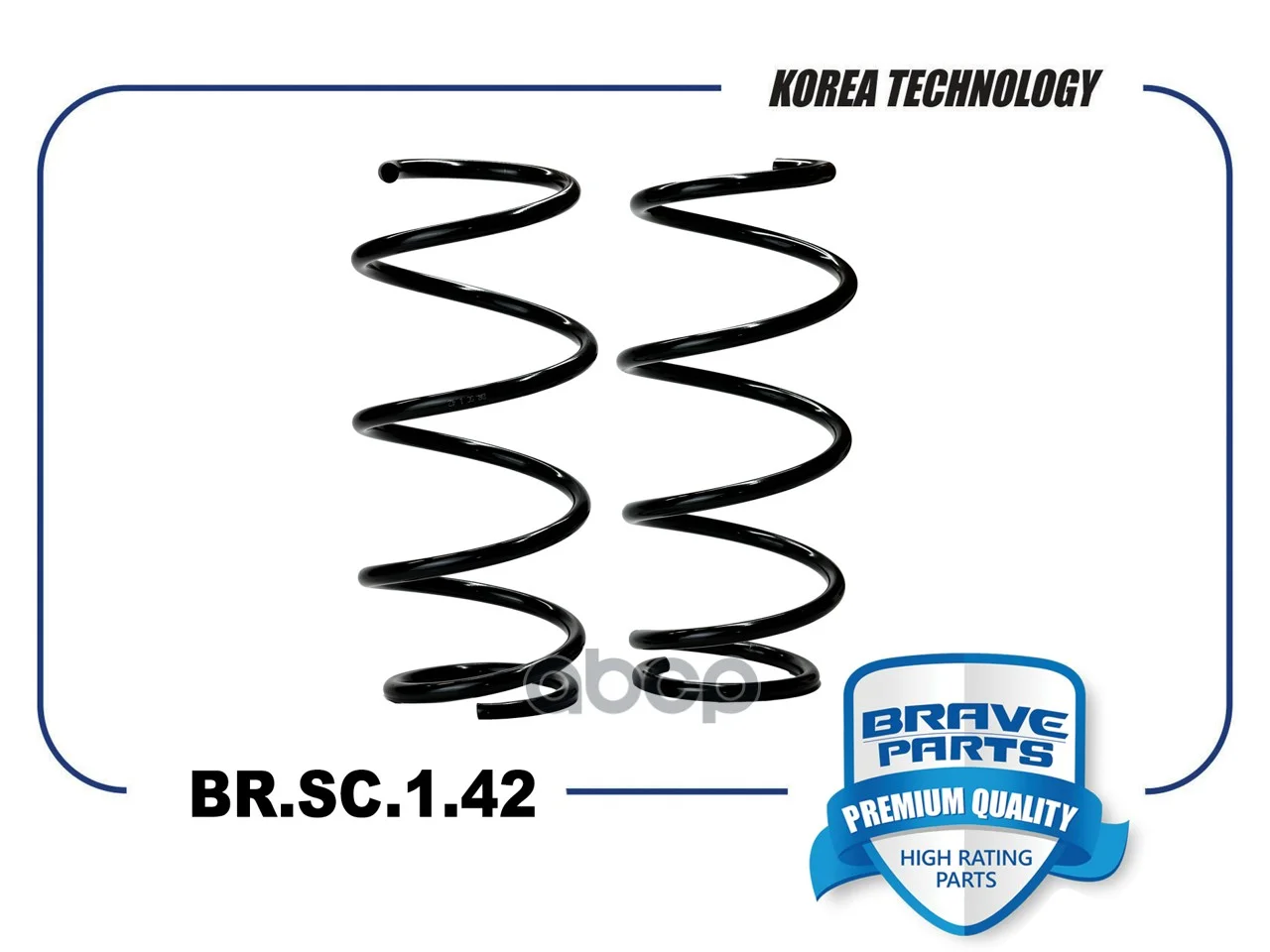 Пружина передней подвески BR.SC.1.42 4813133A60 - изображение 1