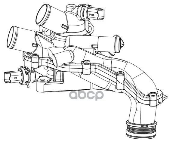 Термостат для а/м PSA 308 (11-)/C4 (10-) 1.6i MT - миниатюра 4