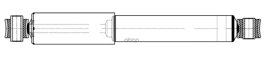 Амортизатор DAF LF 55 (01-) (383/560 20X62 20X50 - миниатюра 3