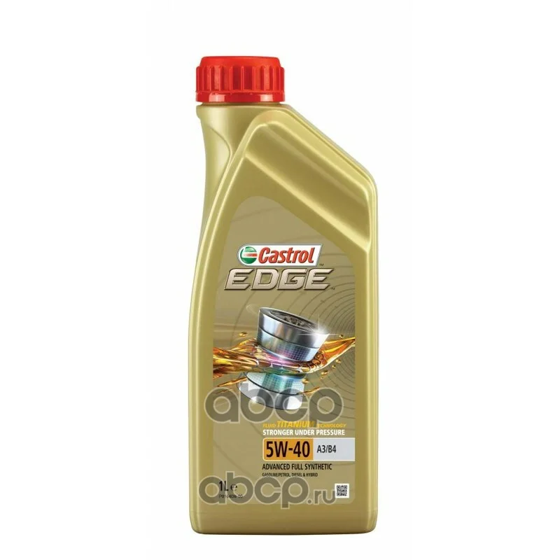 CASTROL EDGE 5W-40 A3/B4 Titanium Синтетическое - изображение 1