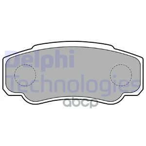 Колодки тормозные дисковые, комплект LP1790 Delphi - изображение 1