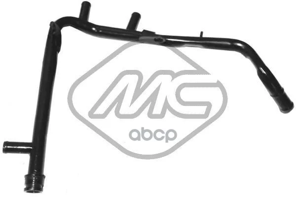 Патрубок радиатора AUDI A3 1996- 03189 METALCAUCHO - изображение 1