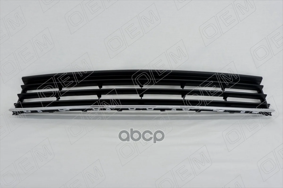 Решетка в бампер нижняя Volkswagen Passat B7 - миниатюра 10