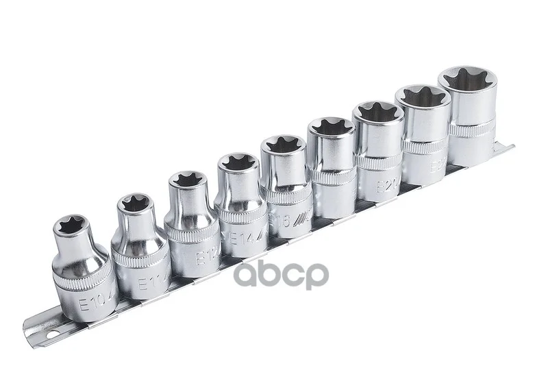 Набор головок торцевых TORX 1/2 E10-E24 9 - миниатюра 2