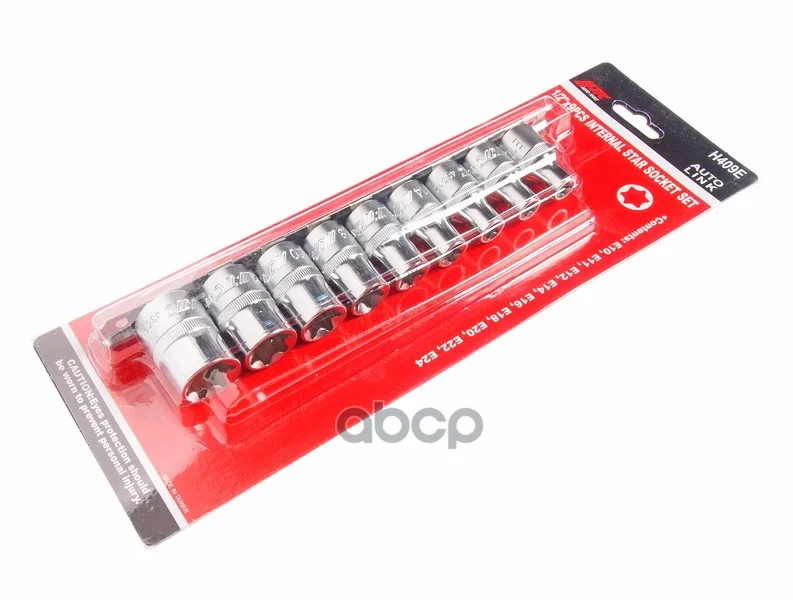 Набор головок торцевых TORX 1/2 E10-E24 9 - миниатюра 3