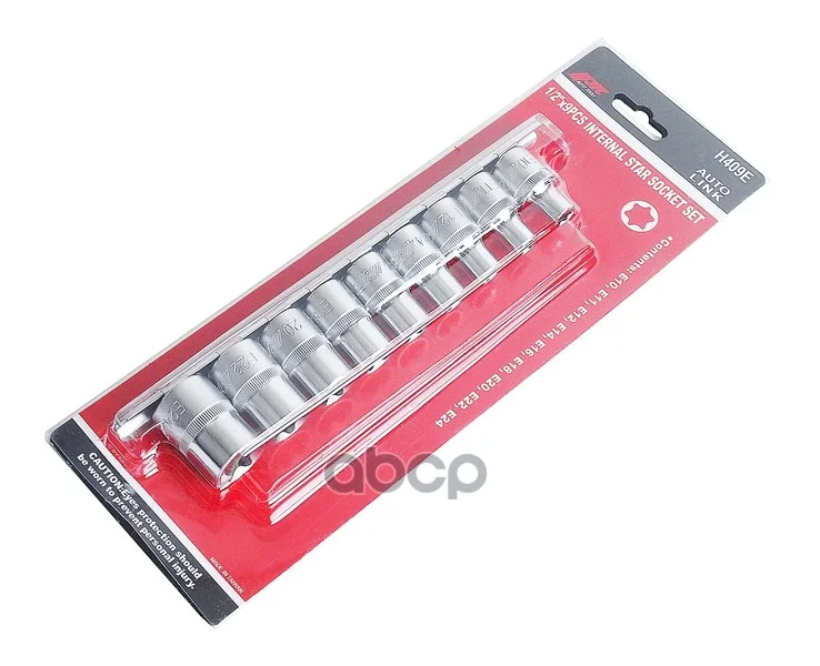 Набор головок торцевых TORX 1/2 E10-E24 9 - миниатюра 4