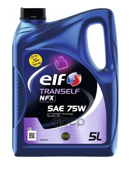 Масло транс. ELF Tranself NFX 75W GL-4 5л 223530