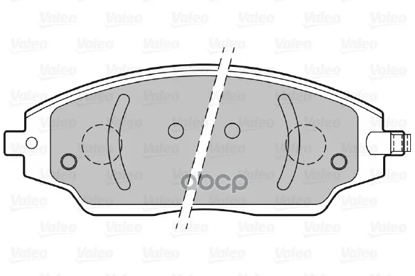 Колодки тормозные дисковые 601398 Valeo - изображение 1