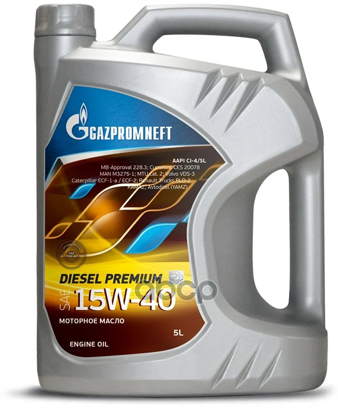 Газпромнефть Diesel Premium15W-40 CI-4/SL 5л - изображение 1